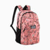 Plecak Academy, Peach Smoothie-Dark Jasper-FLORAL AOP, small