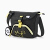 PUMA x POKÉMON Messenger Bag, Puma Black-Pale Lemon, small-IDN
