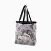 Core Transparent Tote Bag, PUMA Black-Cloud AOP, small-SEA