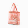 Core Transparent Tote Bag, Hibiscus Flower-Cloud AOP, small-SEA