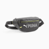 PUMA FIT Waistbag, PUMA Black-Yellow Burst, small-SEA
