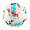 White PUMA football with turquoise, black and red graphics, and La Liga branding.