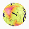 Yellow PUMA football with pink and black accents, plus Premier League logo.