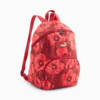 Core Pop Backpack, Intense Red-floral AOP, small