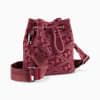 PUMA SENSE Small Bucket Bag, Ruby Shimmer-graphic, small