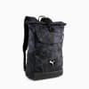 PUMATECH Roll Top 26L Backpack, PUMA Black-AOP, small-SEA