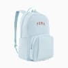 Zaino PUMA azzurro con tasca frontale e logo del marchio.