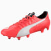 evoSPEED SL Lth FG Football Boots, lava blast-white-total eclipse, small-SEA
