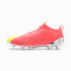 PUMA ONE 20.1 FG/AG Men's Football Boots, Peach-Fizzy Yellow-Silver, small-SEA