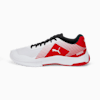 Varion Indoor Sports Shoes, Puma White-Puma Black-High Risk Red, small-SEA