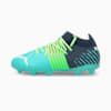 FUTURE 3.2 FG/AG Youth Football Boots, Green Glare-Elektro Aqua-Spellbound, small-SEA