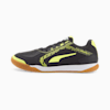 PRESSING II Futsal Shoes, Puma Black-Yellow Alert-Puma White-Gum, small-PHL