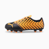 TACTO II FG/AG Youth Football Boots, Puma Black-Neon Citrus, small-SEA
