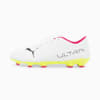 ULTRA 4.4 FG/AG Youth Football Boots, Puma White-Puma Black-Yellow Alert, small-AUS