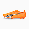 ULTRA ULTIMATE FG/AG Football Boots Unisex, Ultra Orange-PUMA White-Blue Glimmer, small-SEA