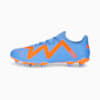 Blue Glimmer-PUMA White-Ultra Orange
