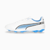 รองเท้าฟุตบอล KING Match FG/AG, PUMA White-PUMA Black-Blue Glimmer-Ultra Orange, small-THA