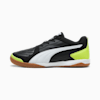 PRESSING IV Futsal Shoes, PUMA Black-PUMA White-Electric Lime, small-PHL