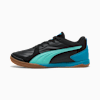 PRESSING IV Futsal Shoes, PUMA Black-Aquatic-Tropical Blue-PUMA White, small-PHL