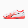 ULTRA PLAY IT Youth Football Boots, PUMA White-PUMA Black-Fire Orchid, small-IDN