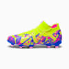 FUTURE ULTIMATE ENERGY FG/AG Football Boots, Ultra Blue-Yellow Alert-Luminous Pink, small-SEA