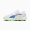 Solarflash III Indoor Sports Shoes Youth, PUMA White-Blue Horizon, small