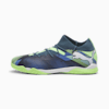 FUTURE 7 MATCH IT Football Boots, Gray Skies-PUMA White-Fizzy Apple, small-SEA