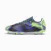 FUTURE 7 PLAY FG/AG Unisex Football Boots, Gray Skies-Elektro Purple-Fizzy Apple-PUMA White, small-AUS
