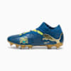 FUTURE 7 MATCH BNA FG/AG Unisex Football Boots, Sailing Blue-Marine Blue-Pelé Yellow-Grassy Green-Gold, small-AUS