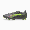 ULTRA 5 MATCH FG/AG Football Boots Unisex, Matte Aged Silver-Yellow Alert-Puma Aged Silver, small-THA
