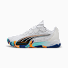 PUMA White-PUMA Black-Vivid Blue-Heat Fire