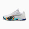 PUMA White-PUMA Black-Vivid Blue-Heat Fire