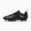 FUTURE 8 MATCH LL FG/AG Football Boots Youth, PUMA Black-Cool Light Gray-Fluo Green, small