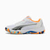 NOVA Court Padel Shoes, PUMA White-PUMA Black-Vivid Blue-Heat Fire, small