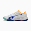 NOVA Smash Padel Shoes, PUMA White-Vivid Blue-Heat Fire-PUMA Black, small-VNM