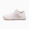 Accelerate Turbo Handball Shoes Women, PUMA White-Glowing Red-Rose Quartz-Alpine Snow, small
