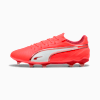 KING MATCH FG/AG Unisex Football Boots, Glowing Red-PUMA White-Red Fire, small-NZL