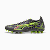 ULTRA 5 ULTIMATE MG Football Boots Unisex, Matte Aged Silver-Yellow Alert-Sun Struck, small