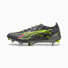 ULTRA 5 ULTIMATE MxSG Football Boots Unisex, Matte Aged Silver-Yellow Alert-Sun Struck, small