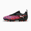 Scarpe da calcio senza lacci FUTURE 8 MATCH MG per ragazzi, PUMA Black-PUMA White-Glowing Red, small