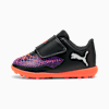 Scarpe da calcio FUTURE 8 PLAY TT V per bambini, PUMA Black-PUMA White-Glowing Red, small
