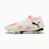 FUTURE 8 ULTIMATE LAUNCH FG Football Boots Unisex, PUMA White-PUMA Black-Lime Squeeze-Green Glare, small