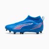 Scarpe da calcio senza lacci ULTRA 6 MATCH+ FG/AG per ragazzi, Ultra Blue-PUMA White-Glowing Red, small