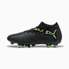 FUTURE 8 MATCH FG/AG Unisex Football Boots, PUMA Black-Fizzy Light-Green Terrain, small-AUS