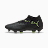 FUTURE 8 MATCH MxSG Football Boots Unisex, PUMA Black-Fizzy Light-Green Terrain, small