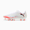 FUTURE 8 PLAY FG/AG voetbalschoenen voor dames, PUMA White-PUMA Black-Glowing Red, small