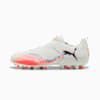 FUTURE 8 MATCH MG Laceless Football Boots Youth, PUMA White-PUMA Black-Glowing Red, small