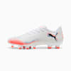 FUTURE 8 PLAY FG/AG Football Boots Youth, PUMA White-PUMA Black-Glowing Red, small-SEA