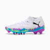 FUTURE 8 MATCH BRILLIANCE FG/AG Women's Football Boots, PUMA White-Fizzy Apple-Bright Aqua-Pure Magenta, small-AUS