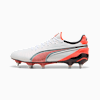 Botas de fútbol KING ULTIMATE FG/AG unisex, PUMA White-PUMA Silver-Glowing Red-PUMA Black, small